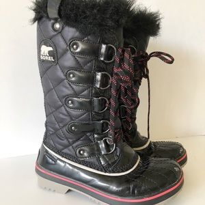 Sorel Quilted Fur Lined Snow Boots